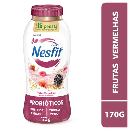 Iogurte Nestlé Nesfit frutas vermelhas, aveia e hibisco 170g - Imagem em destaque
