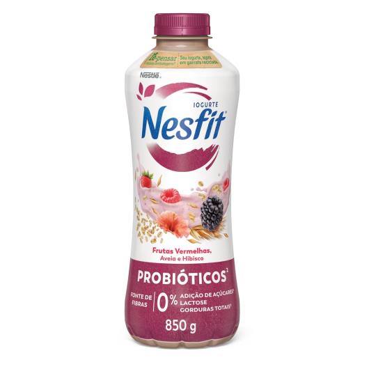 Iogurte Nesfit Frutas Vermelhas, Hibisco e Aveia 850g - Imagem em destaque