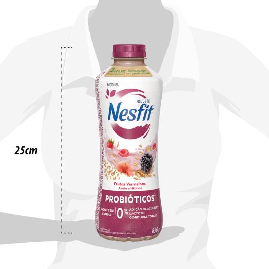 Iogurte Nesfit Frutas Vermelhas, Hibisco e Aveia 850g - Imagem em destaque