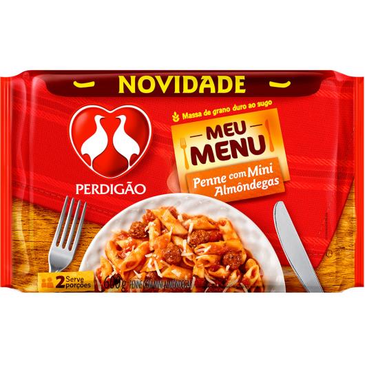 Penne com Mini Almôndegas Perdigão 600g - Imagem em destaque