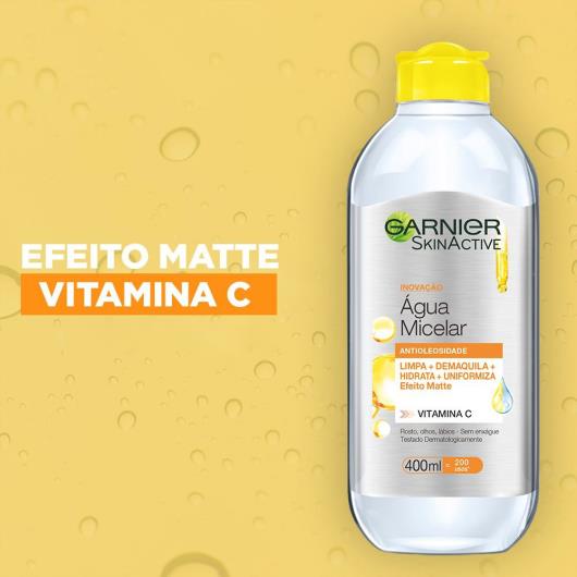 Água Micelar Garnier antioleosidade 400ml - Imagem em destaque