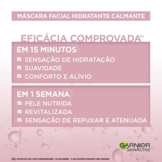 Máscara Facial Garnier hidra bomb pele seca unidade - Imagem em destaque