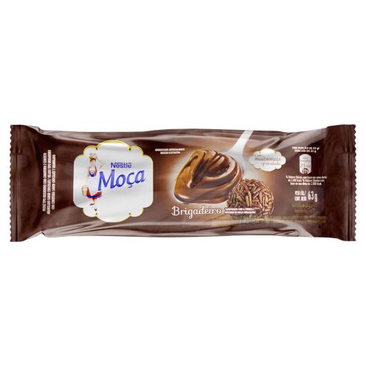 Picolé Brigadeiro Cobertura Chocolate Nestlé Moça Pacote 63g - Imagem em destaque