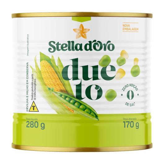 Dueto milho e ervilha Stella D'oro lata 170g - Imagem em destaque