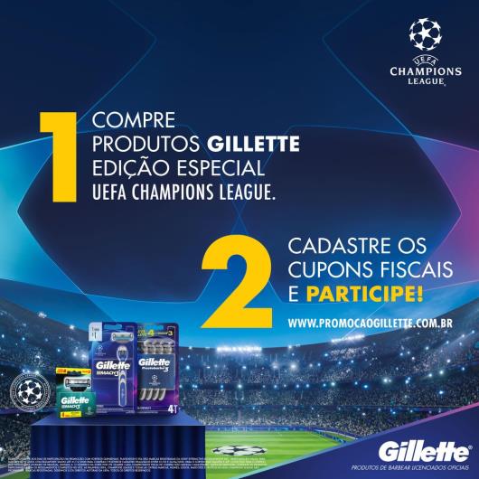 Aparelho de Barbear Descartável Gillette Prestobarba3 Leve 6 Pague 4 Edição UEFA Champions League - Imagem em destaque