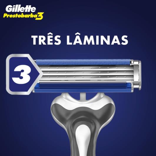 Aparelho de Barbear Descartável Gillette Prestobarba3 Leve 6 Pague 4 Edição UEFA Champions League - Imagem em destaque