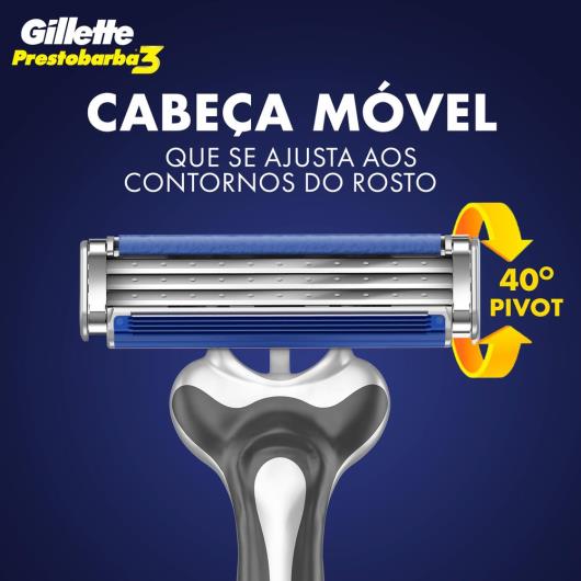 Aparelho de Barbear Descartável Gillette Prestobarba3 Leve 6 Pague 4 Edição UEFA Champions League - Imagem em destaque