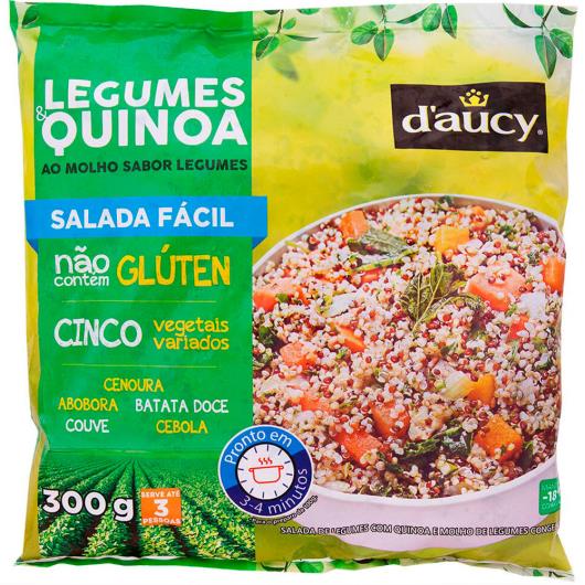 Salada D'aucy legumes e quinoa sem glúten congelado 300g - Imagem em destaque