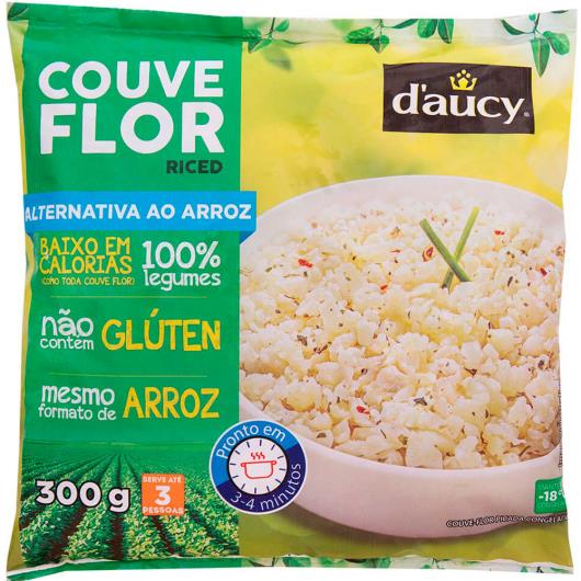 Couve Flor D'aucy alternativa ao arroz sem glúten congelado 300g - Imagem em destaque