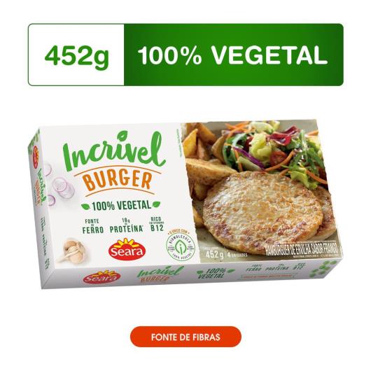 Hambúrguer vegetal Incrível sabor frango Seara 452g - Imagem em destaque