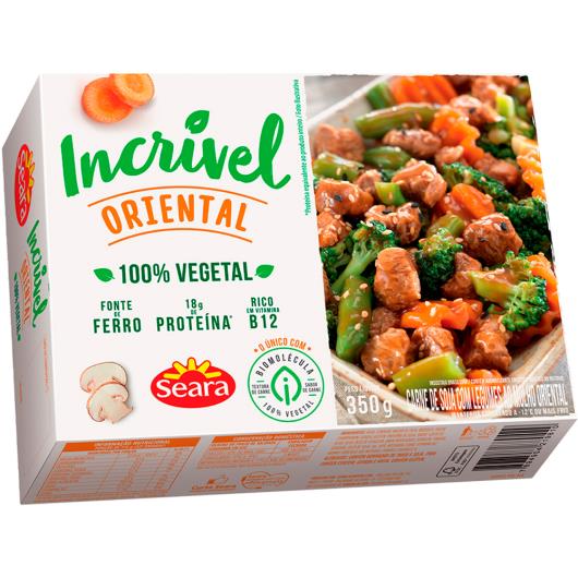 Carne de soja com Legumes ao molho Oriental Incrível Seara 350g - Imagem em destaque