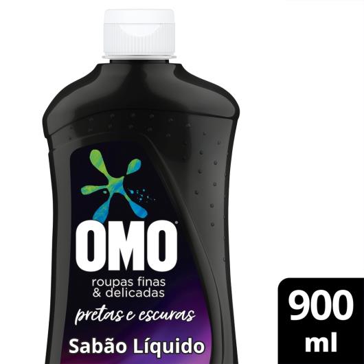 Lava-Roupas Líquido Roupas Finas e Delicadas Pretas e Escuras Omo Frasco 900ml - Imagem em destaque