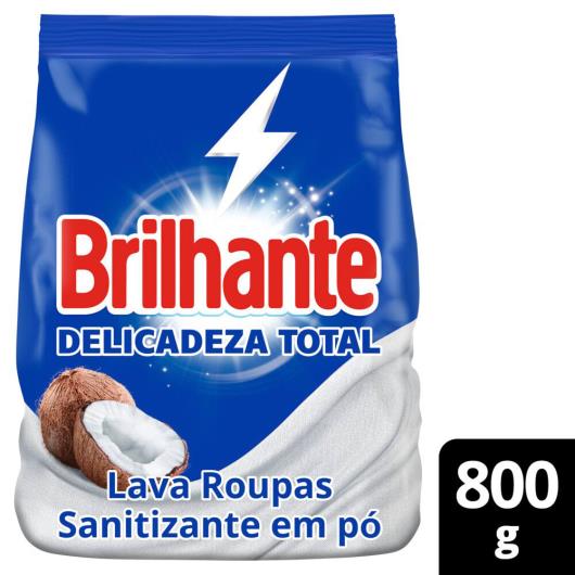 Lava Roupas Sanitizante em Pó Brilhante Delicadeza Total 800g - Imagem em destaque