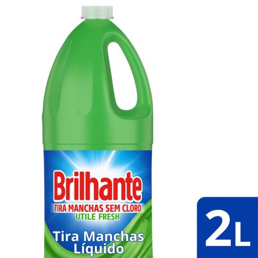 Tira Manchas Líquido Roupas Brancas e Coloridas Fresh Brilhante Utile Frasco 2L - Imagem em destaque