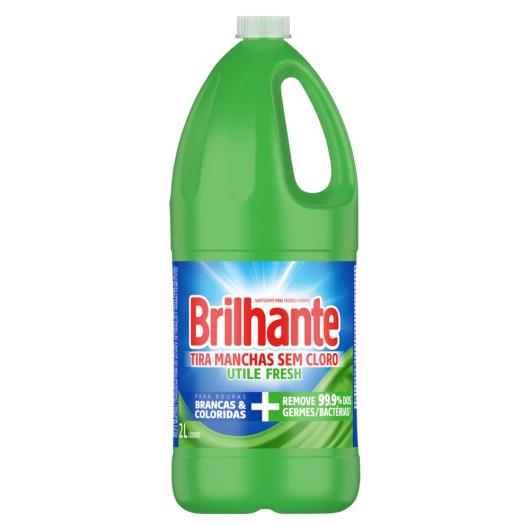 Tira Manchas Líquido Roupas Brancas e Coloridas Fresh Brilhante Utile Frasco 2L - Imagem em destaque