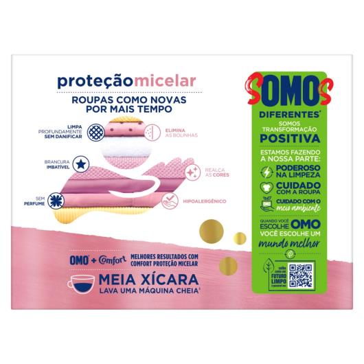 Sabão em Pó Omo Proteção Micelar 1,6kg - Imagem em destaque