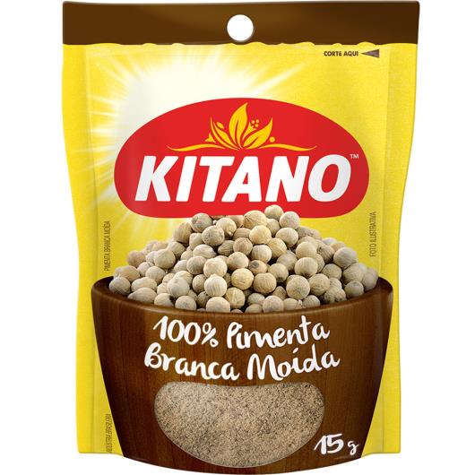 Tempero pimenta do reino branca moída Kitano 15g - Imagem em destaque