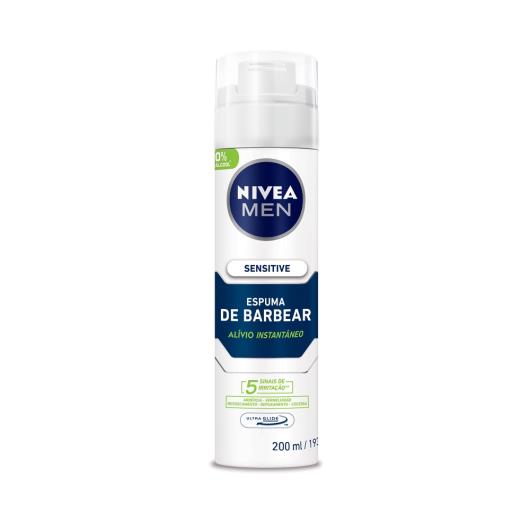 NIVEA MEN Espuma de barbear Sensitive 200ml - Imagem em destaque