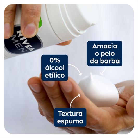 NIVEA MEN Espuma de barbear Sensitive 200ml - Imagem em destaque