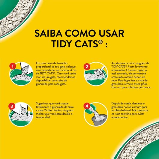 Purina Tidy Cats Areia Higiênica para Gatos 2kg - Imagem em destaque