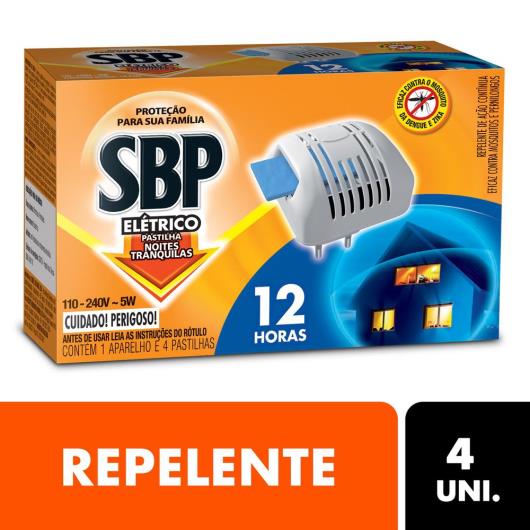 Repelente Elétrico Pastilha SBP 12 horas - Imagem em destaque