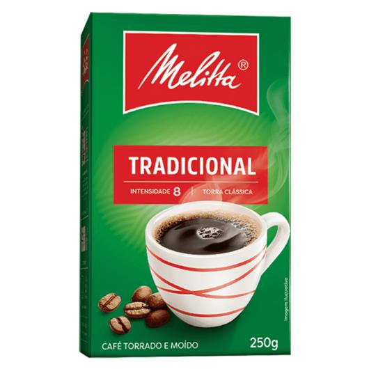 Café Torrado e Moído Tradicional Melitta à Vácuo Caixa 250g - Imagem em destaque