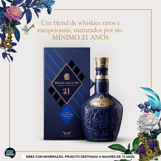 Whisky Royal Salute 21 anos The Signature Blend Escocês 700 ml - Imagem em destaque