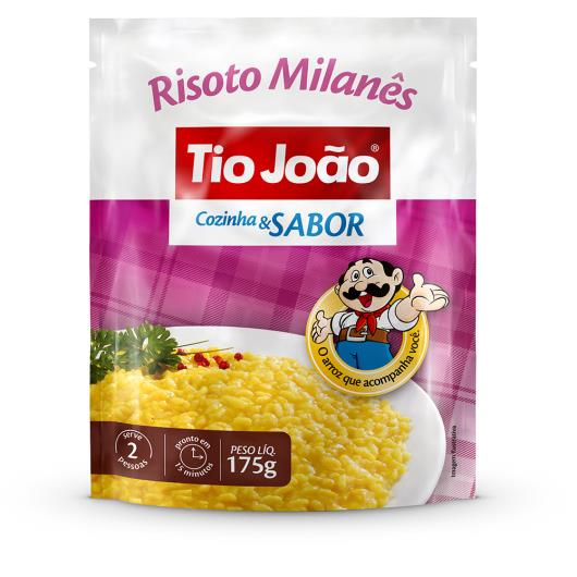 Risoto Tio João cozinha e sabor a milanês 175g - Imagem em destaque