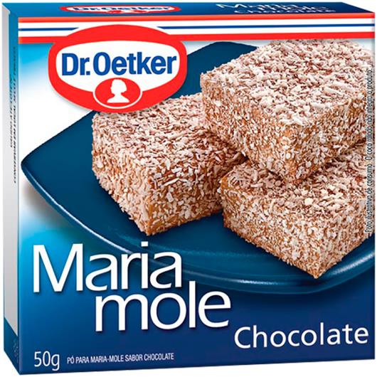 Mistura em pó para maria mole Oetker sabor chocolate 50g - Imagem em destaque