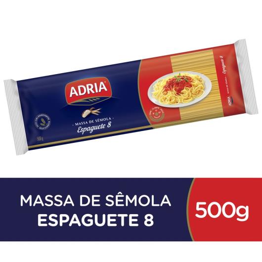 Macarrão Adria com sêmola espaguete nº 8 500g - Imagem em destaque