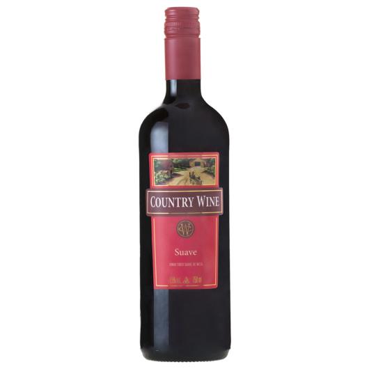 Vinho Nacional Tinto Suave Country Wine 750ml - Imagem em destaque