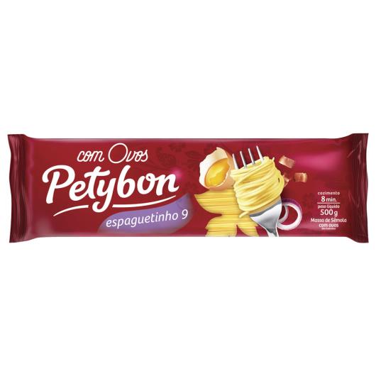 Macarrão Petybon com ovos espaguetinho nº9 500g - Imagem em destaque