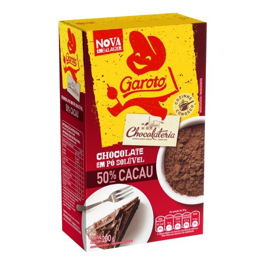 Chocolate em pó Garoto 50% Cacau 200g - Imagem em destaque