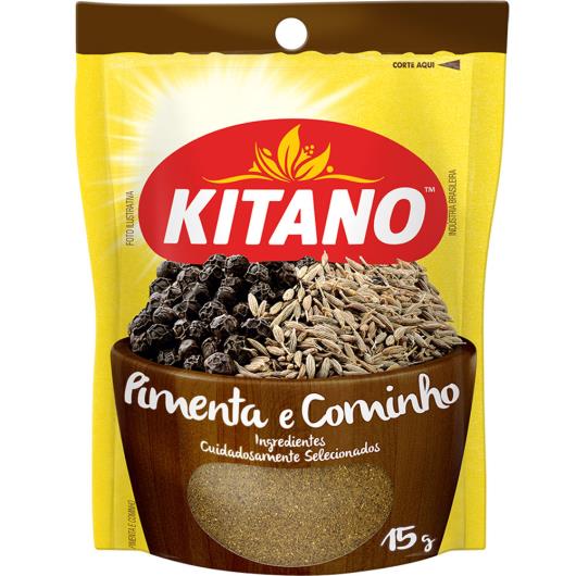 Tempero pimenta do reino e cominho Kitano 15g - Imagem em destaque