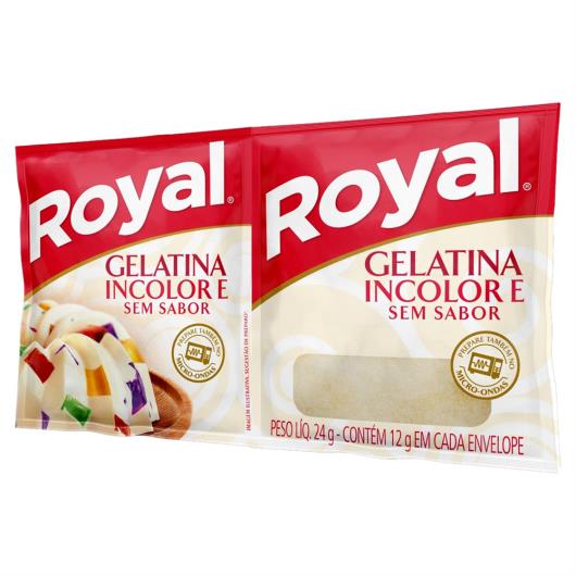 Gelatina em Pó Royal Sem Sabor Incolor 24g - Imagem em destaque