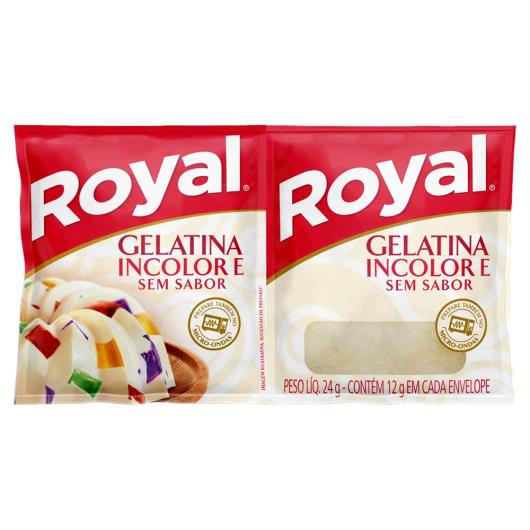 Gelatina em Pó Royal Sem Sabor Incolor 24g - Imagem em destaque