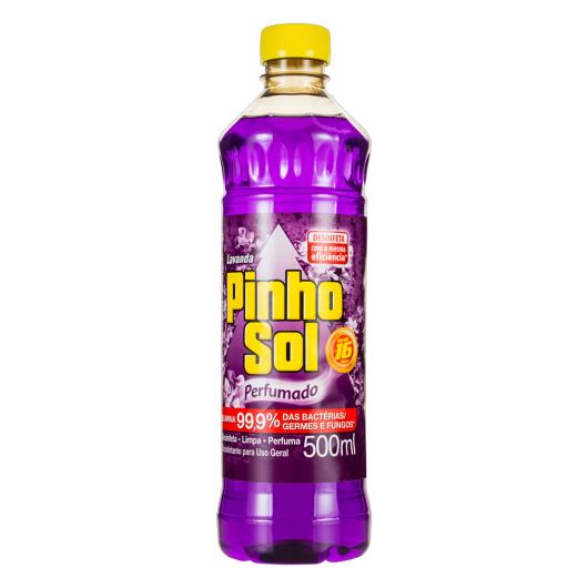 Desinfetante Uso Geral Lavanda Pinho Sol Frasco 500ml - Imagem em destaque