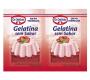 Gelatina em pó Dr. Oetker sem sabor vermelha 24g