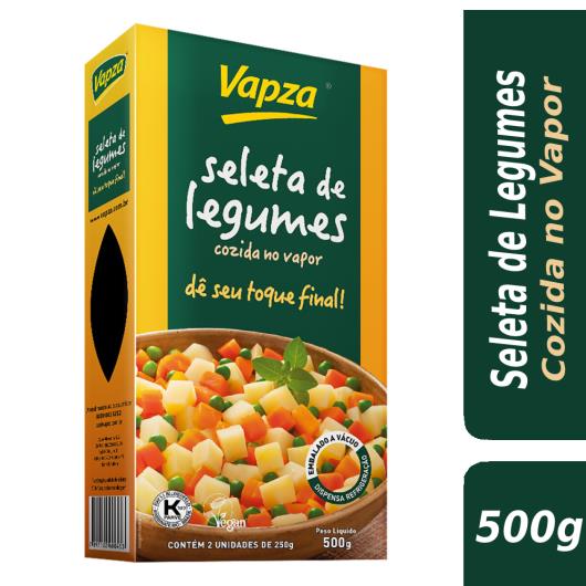 Seleta de Legumes Cozida no Vapor Vapza Caixa 500g - Imagem em destaque