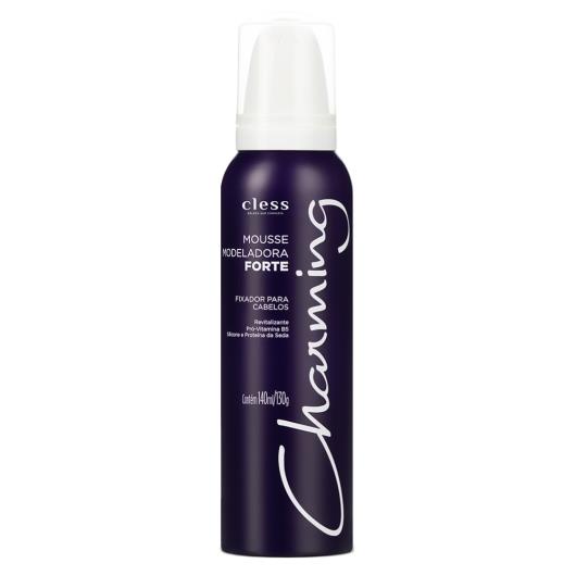 Fixador Para Cabelos Mousse Modeladora Forte Solto Cless 140ml - Imagem em destaque