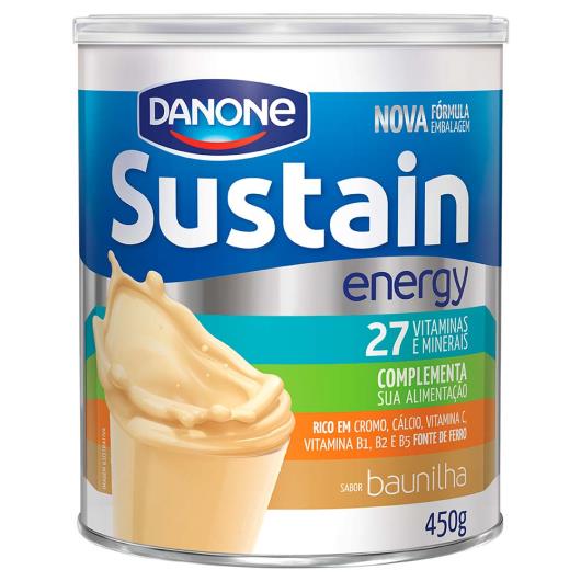 Pó para Prepero de Bebida Sustain Baunilha 450g - Imagem em destaque