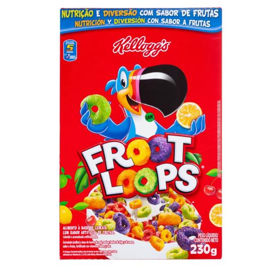 Cereal matinal Kellogg's froot loops 230g - Imagem em destaque