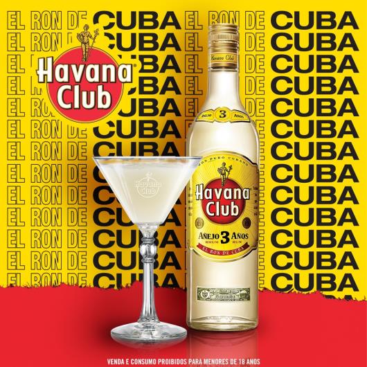 Havana Club Rum 3 anos Cubano 750ml - Imagem em destaque