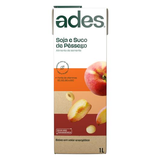 Bebida à Base de Soja Pêssego Ades 1l - Imagem em destaque