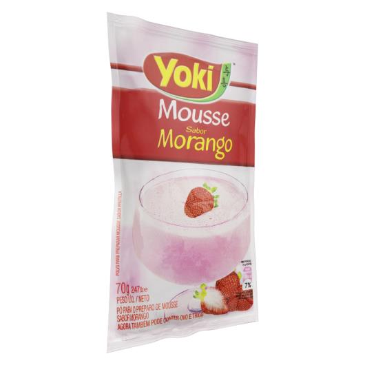 Mistura para Mousse Morango Yoki Pacote 70g - Imagem em destaque