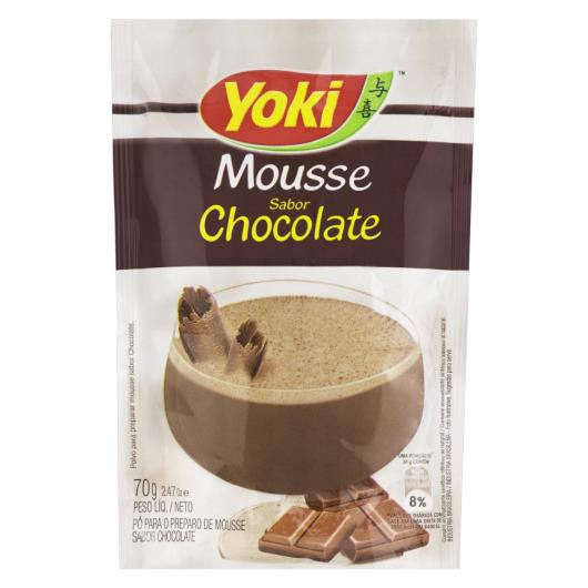 Mistura para Mousse Chocolate Yoki Pacote 70g - Imagem em destaque