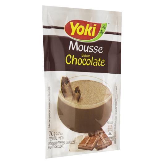 Mistura para Mousse Chocolate Yoki Pacote 70g - Imagem em destaque