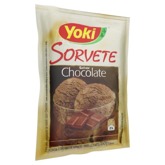 Pó para Sorvete Chocolate Yoki Pacote 150g - Imagem em destaque