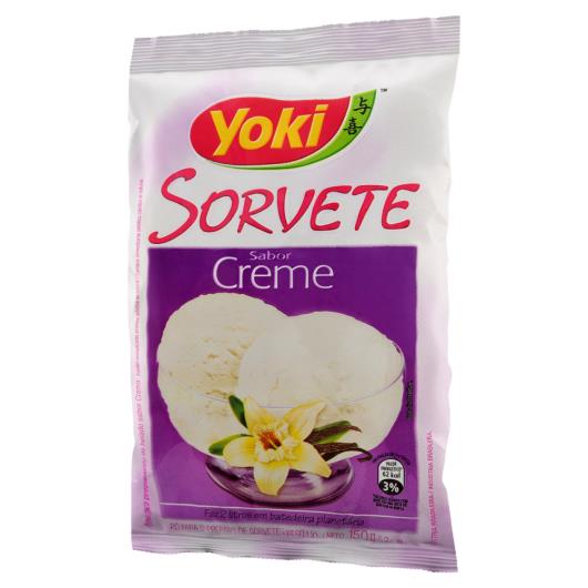 Pó para Sorvete Creme Yoki Pacote 150g - Imagem em destaque