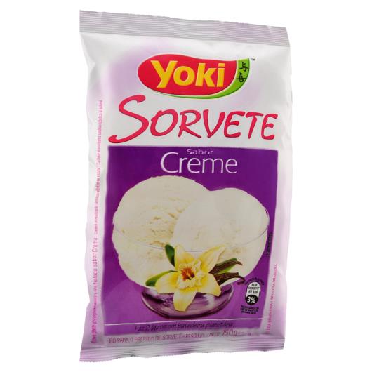 Pó para Sorvete Creme Yoki Pacote 150g - Imagem em destaque